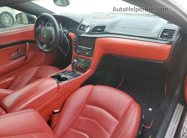 ZAM45VLA4G0177483 2016 MASERATI GRANTURISM Black Вид панелі приладів