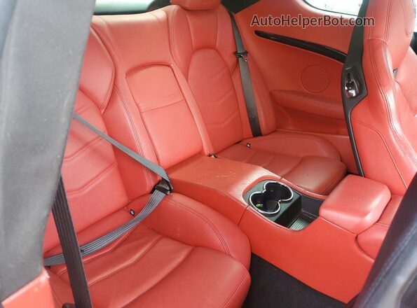 ZAM45VLA4G0177483 2016 MASERATI GRANTURISM Black Вид задніх сидінь