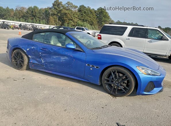 ZAM45VMA5J0282541 2018 MASERATI GRANTURISM Blue Front right