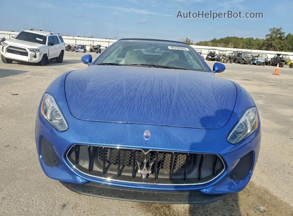 ZAM45VMA5J0282541 2018 MASERATI GRANTURISM Blue Front view