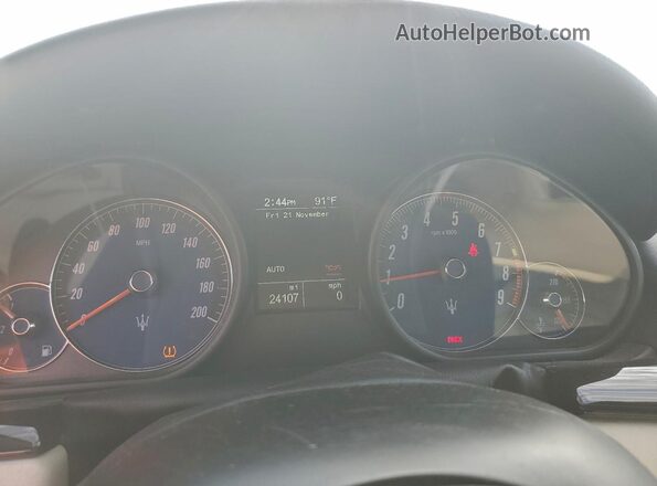 ZAM45VMA5J0282541 2018 MASERATI GRANTURISM Blue Instrument cluster view