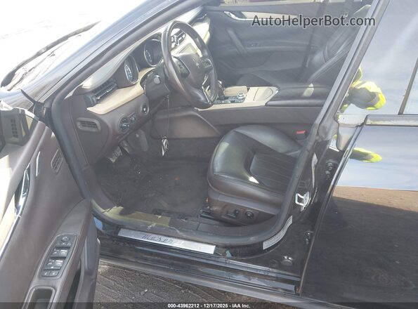 ZAM56RPA0H1238245 2017 MASERATI QUATTROPOR Black Front interior view