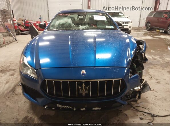 ZAM56RPA8H1199162 2017 MASERATI QUATTROPOR Blue Instrument cluster view