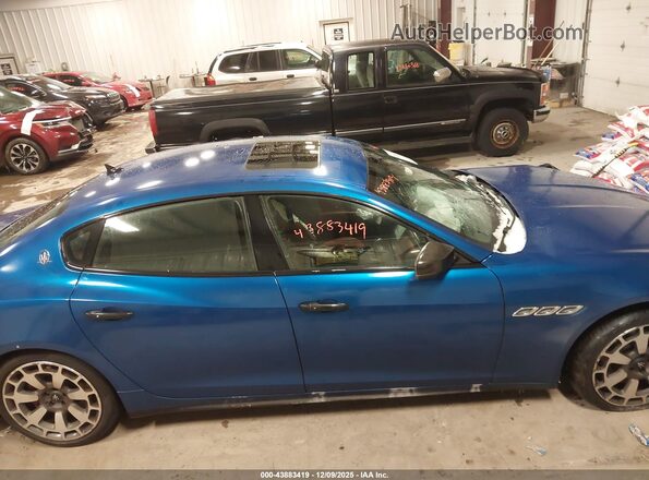 ZAM56RPA8H1199162 2017 MASERATI QUATTROPOR Blue Rear interior view