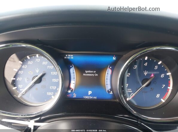 ZAM56RPL4H1244891 2017 MASERATI QUATTROPOR Black Հետևի նստատեղերի տեսք