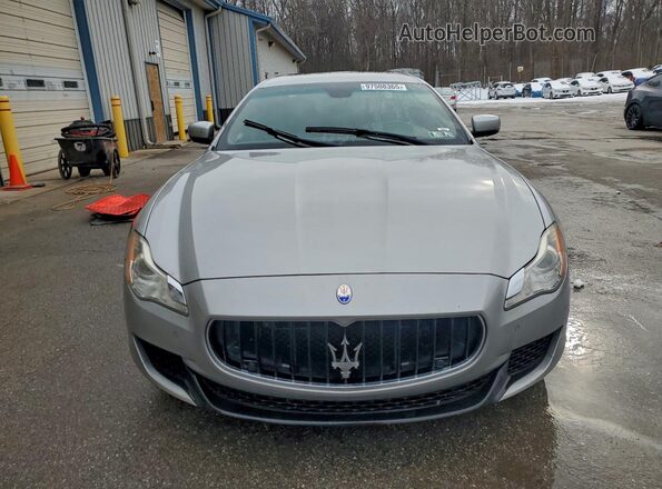 ZAM56RRA0G1167978 2016 MASERATI QUATTROPOR Silver Vista frontal