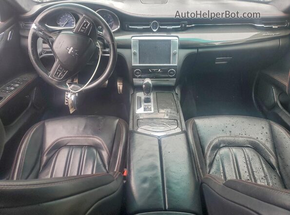 ZAM56RRA0G1167978 2016 MASERATI QUATTROPOR Silver Vista del salpicadero