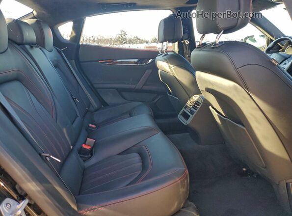 ZAM56YRL3J1281587 2018 MASERATI QUATTROPOR Black Widok tylnych siedzeń