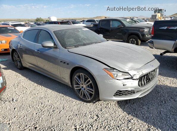 ZAM56YRL8J1270987 2018 MASERATI QUATTROPOR Silver Przód prawy