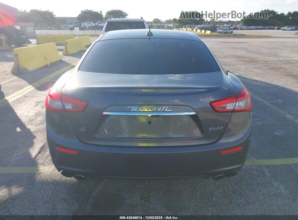 ZAM57RSA6H1216559 2017 MASERATI GHIBLI Серый 