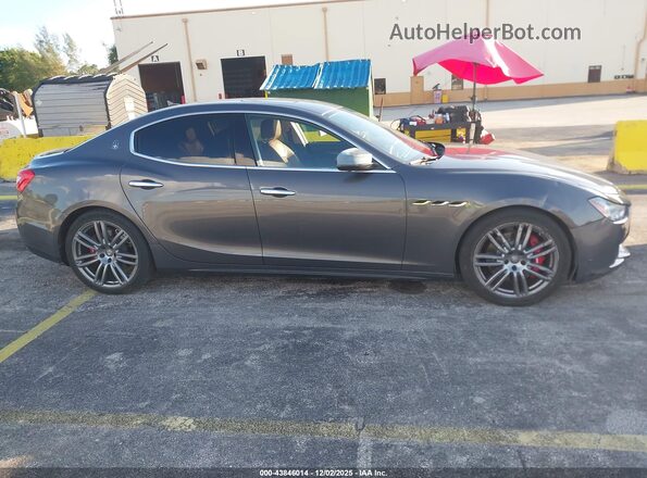 ZAM57RSA6H1216559 2017 MASERATI GHIBLI Серый Вид задней части салона