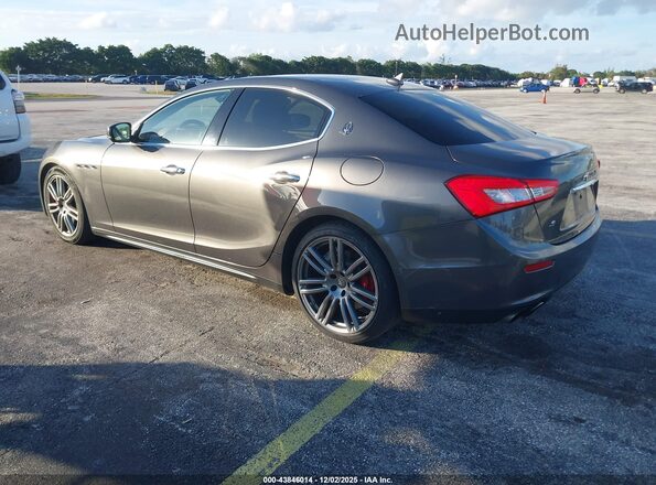ZAM57RSA6H1216559 2017 MASERATI GHIBLI Серый Задняя левая четверть