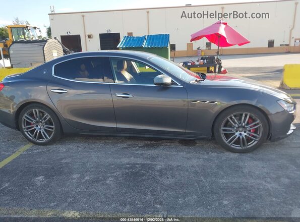 ZAM57RSA6H1216559 2017 MASERATI GHIBLI Серый Вид спереди