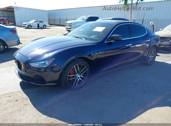 ZAM57RSS7H1248705 2017 MASERATI GHIBLI Dark Blue წინა მარცხენა ხედი სამი მეოთხედიდან