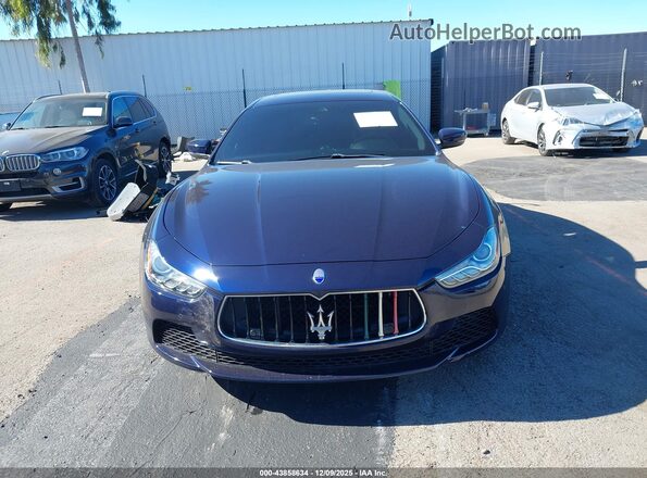 ZAM57RSS7H1248705 2017 MASERATI GHIBLI Dark Blue უკანა სალონის ხედი