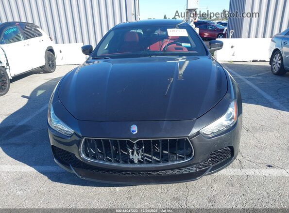 ZAM57RSS8H1233596 2017 MASERATI GHIBLI Black Front view
