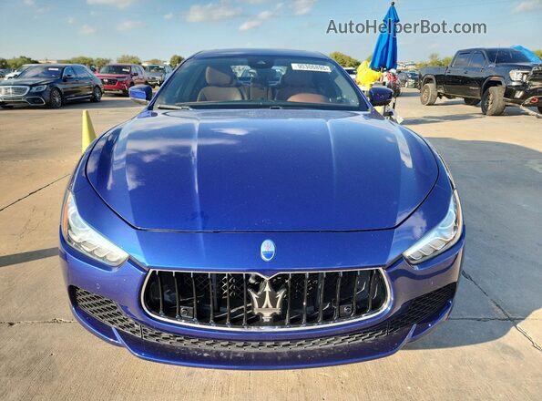 ZAM57RTA4H1231785 2017 MASERATI GHIBLI Blue წინა ხედი