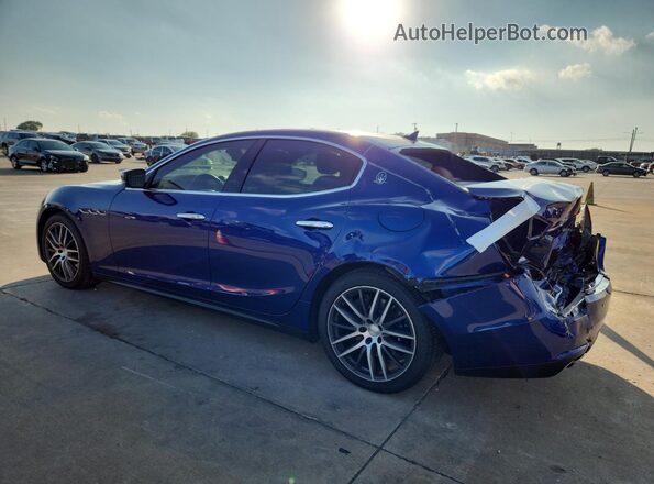 ZAM57RTA4H1231785 2017 MASERATI GHIBLI Blue უკანა მარცხენა