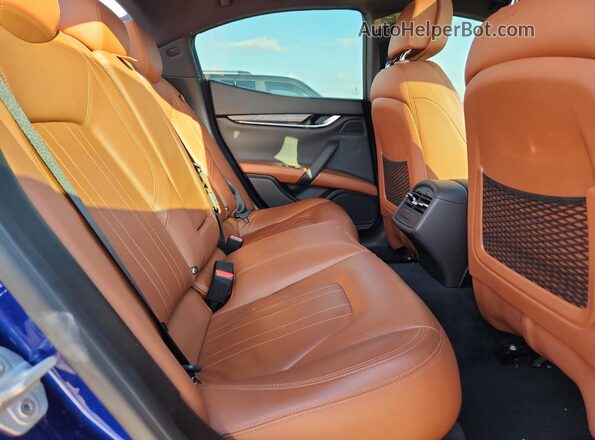 ZAM57RTA4H1231785 2017 MASERATI GHIBLI Blue უკანა სავარძლების ხედი