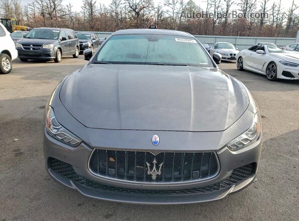 ZAM57RTA7G1183780 2016 MASERATI GHIBLI Gray Vista frontal