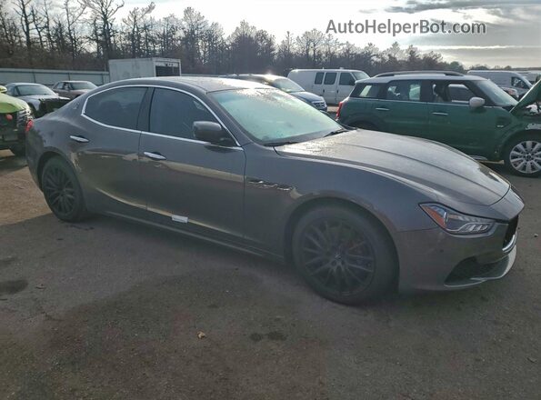 ZAM57RTA7G1183780 2016 MASERATI GHIBLI Gray Delantero derecho