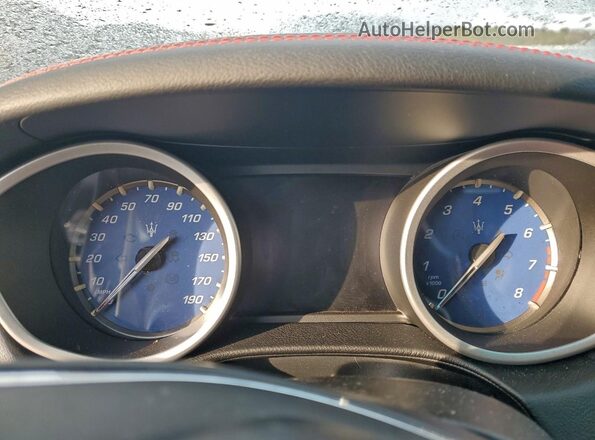 ZAM57RTA7G1183780 2016 MASERATI GHIBLI Gray Vista del cuadro de instrumentos