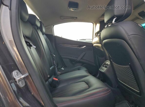 ZAM57RTA7G1183780 2016 MASERATI GHIBLI Gray Vista de los asientos traseros