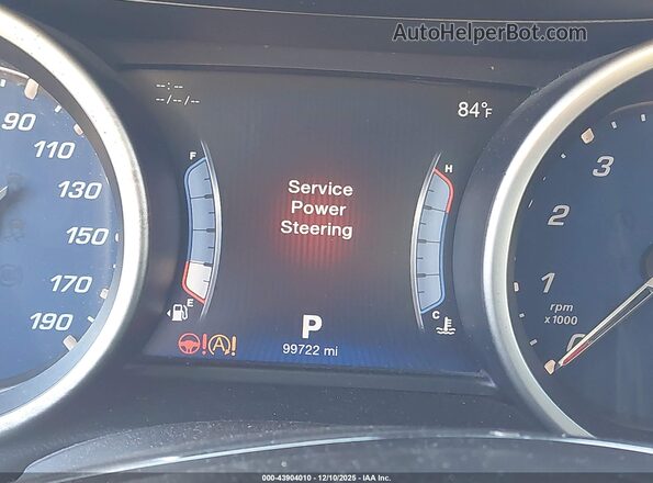 ZAM57XSA2G1178587 2016 MASERATI GHIBLI Black Սալոնի 360 աստիճան տեսք