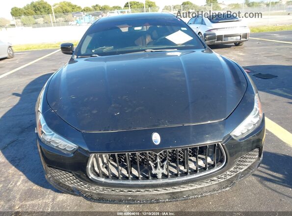 ZAM57XSA2G1178587 2016 MASERATI GHIBLI Black Առջևի վահանակի տեսք