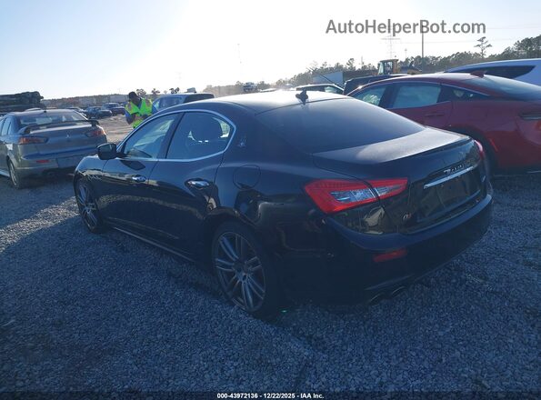 ZAM57XSA3G1185340 2016 MASERATI GHIBLI Black Задня ліва чверть