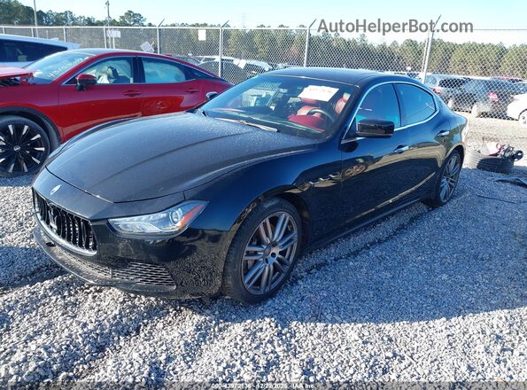 ZAM57XSA3G1185340 2016 MASERATI GHIBLI Black Передня ліва чверть