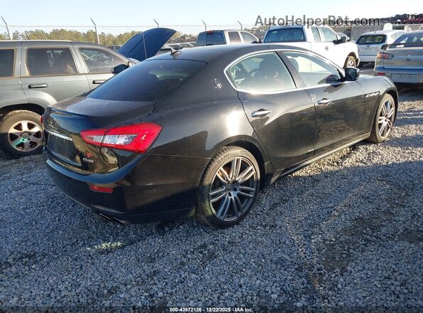ZAM57XSA3G1185340 2016 MASERATI GHIBLI Black Задня права чверть
