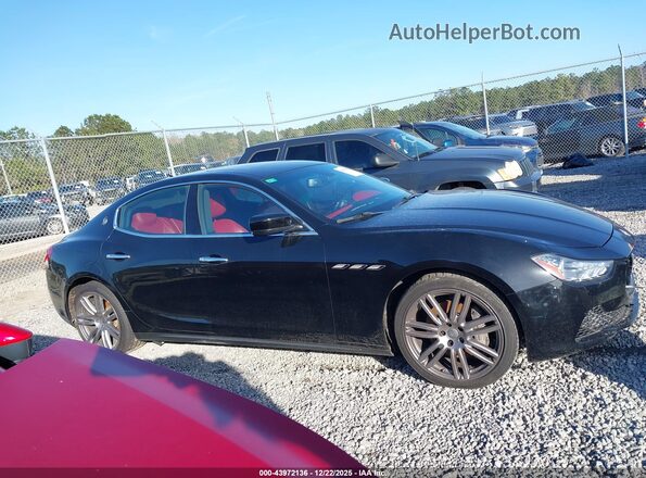ZAM57XSA3G1185340 2016 MASERATI GHIBLI Black Вид задньої частини салону