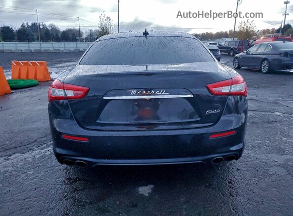 ZAM57XSA5L1345034 2020 MASERATI GHIBLI Black Հետևի տեսք