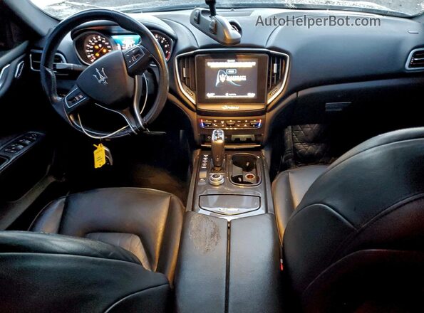 ZAM57XSA5L1345034 2020 MASERATI GHIBLI Black Առջևի վահանակի տեսք