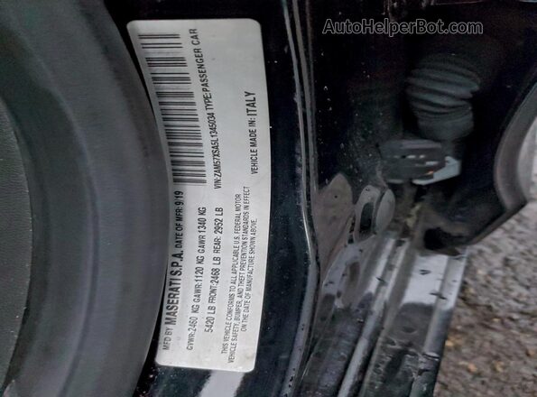 ZAM57XSA5L1345034 2020 MASERATI GHIBLI Black Շարժիչի բաժամունքի տեսք