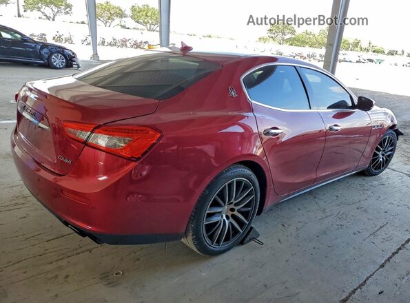ZAM57XSA6H1257178 2017 MASERATI GHIBLI Burgundy 