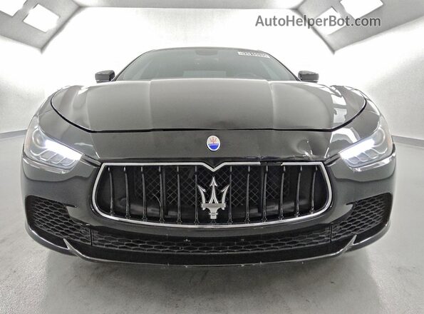 ZAM57XSA8H1226675 2017 MASERATI GHIBLI Black Front view
