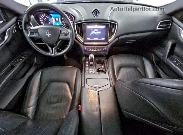 ZAM57XSA8H1226675 2017 MASERATI GHIBLI Black Dashboard view
