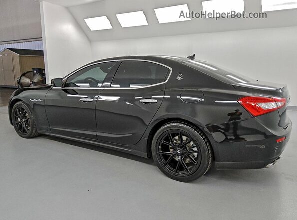 ZAM57XSA8H1226675 2017 MASERATI GHIBLI Black Rear left
