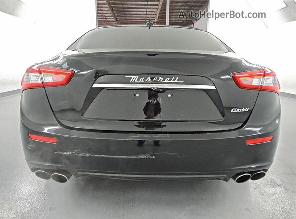 ZAM57XSA8H1226675 2017 MASERATI GHIBLI Black Rear view