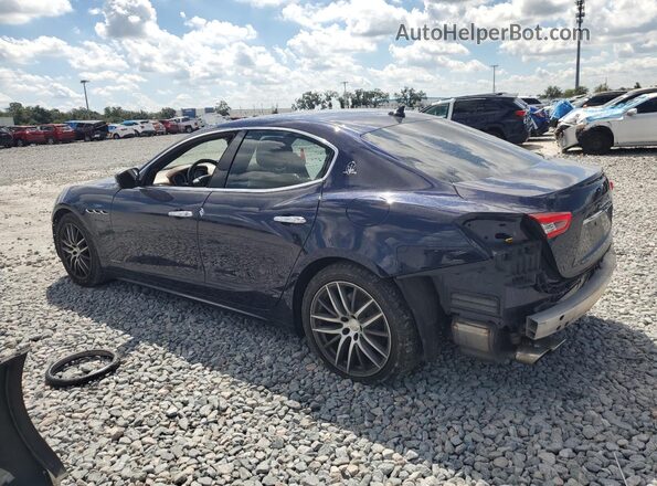 ZAM57XSL9K1336529 2019 MASERATI GHIBLI Blue Trasero izquierdo