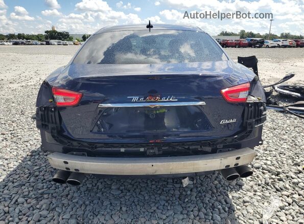 ZAM57XSL9K1336529 2019 MASERATI GHIBLI Blue Vista trasera
