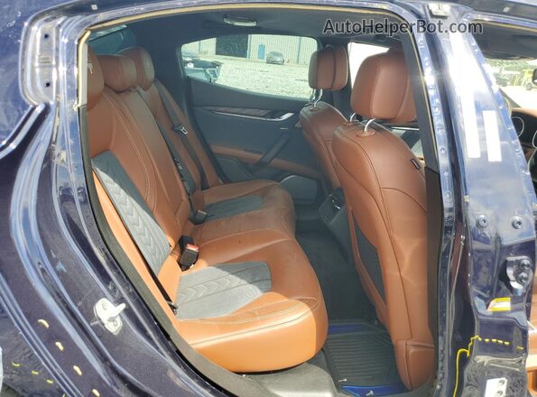 ZAM57XSL9K1336529 2019 MASERATI GHIBLI Blue Vista de los asientos traseros