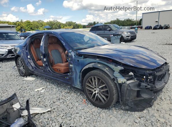ZAM57XSL9K1336529 2019 MASERATI GHIBLI Blue Delantero derecho