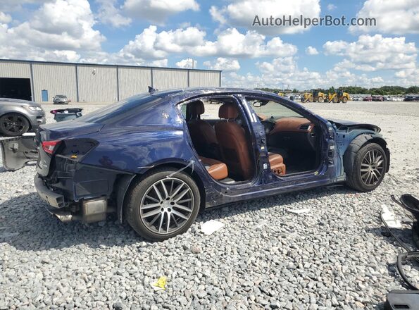 ZAM57XSL9K1336529 2019 MASERATI GHIBLI Blue Trasero derecho