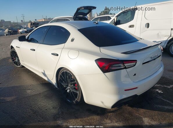 ZAM57YSS6M1371982 2021 MASERATI GHIBLI White Trasero izquierdo