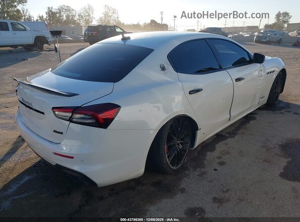 ZAM57YSS6M1371982 2021 MASERATI GHIBLI White Trasero derecho
