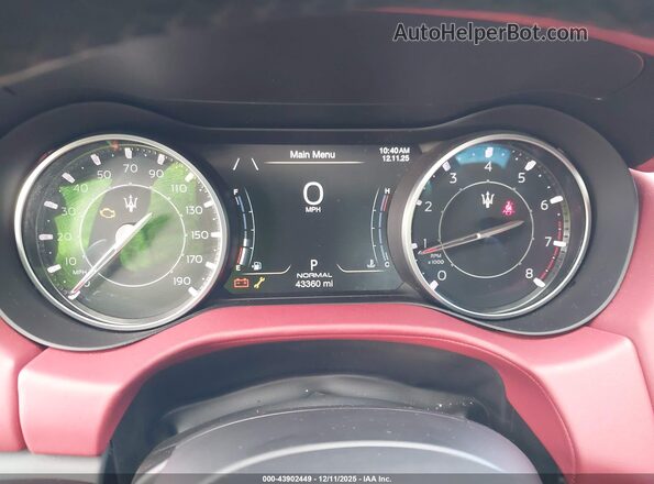 ZAM57YTAXM1368413 2021 MASERATI GHIBLI Gray Vista de los asientos traseros