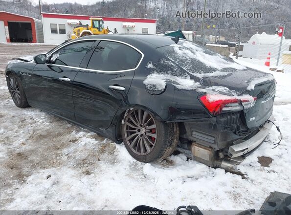 ZAM57YTAXM1371263 2021 MASERATI GHIBLI Black Trasero izquierdo